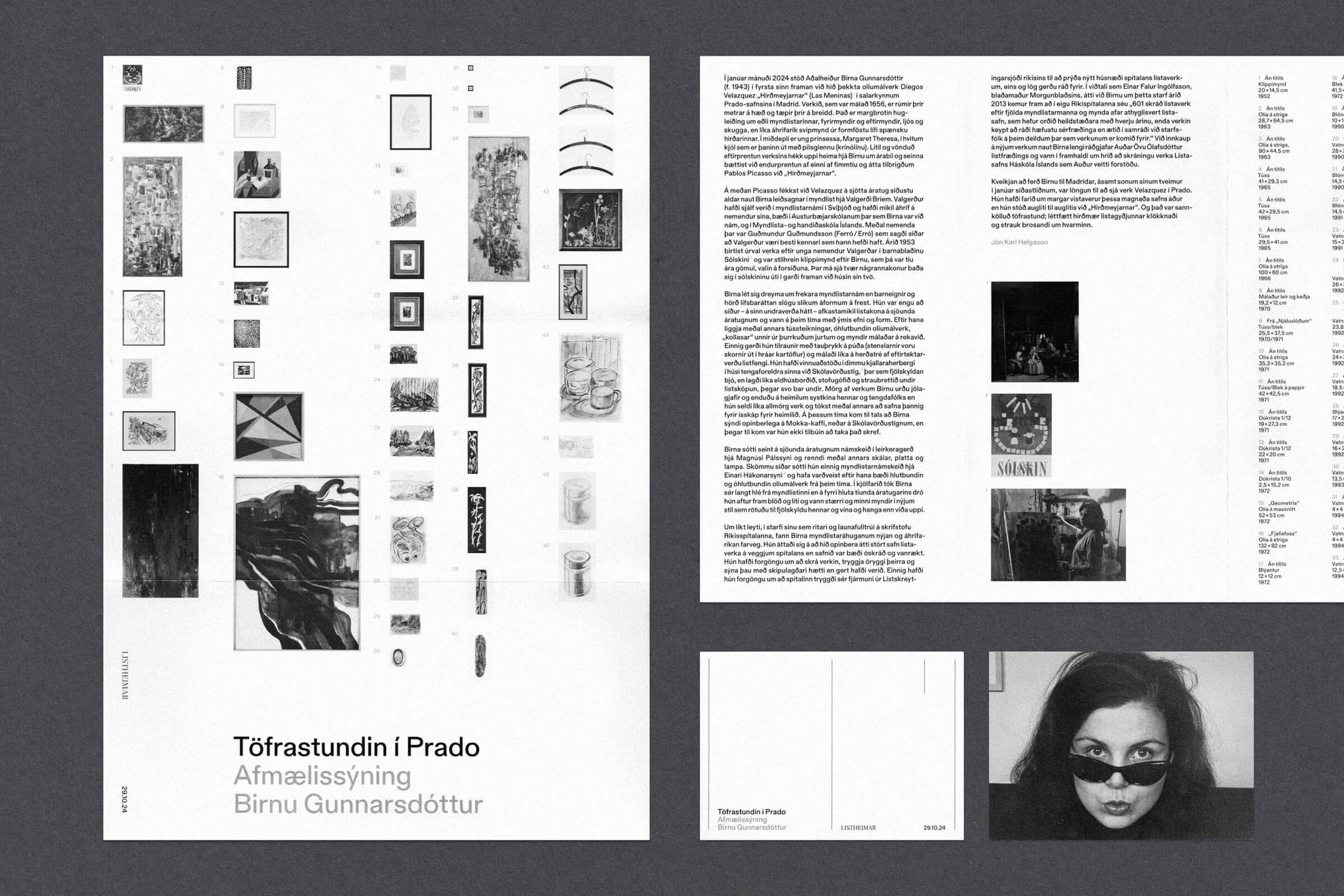 Overview of printed material